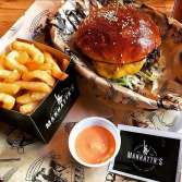 MANHATTAN'S burgers